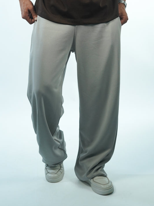 Wide Leg Sweatpants - Gray