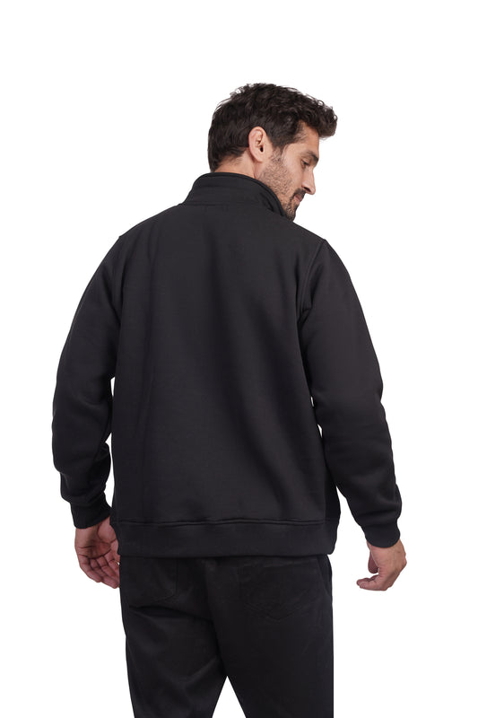 Comfort Quarter Zipper - Black