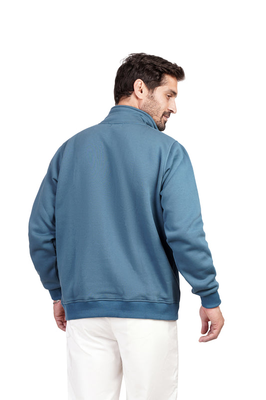 Comfort Quarter Zipper - Indigo