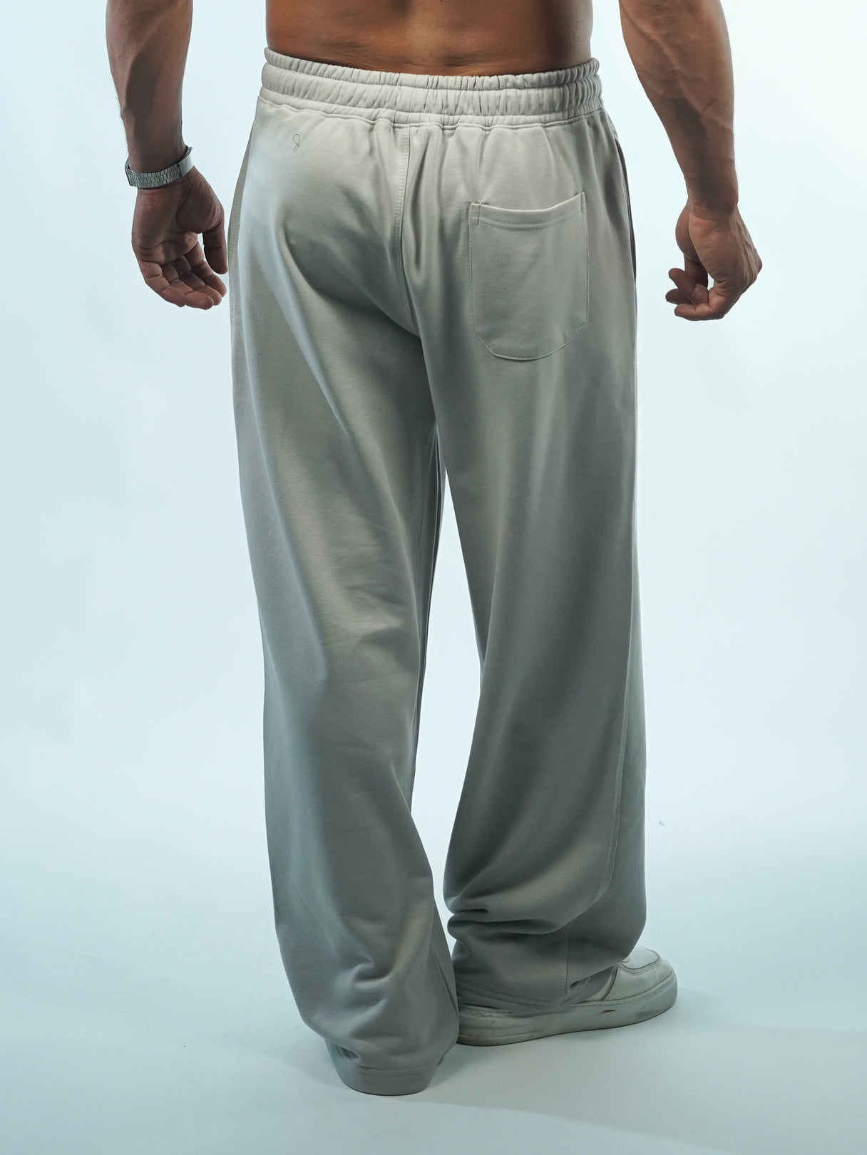 Wide Leg Sweatpants - Gray