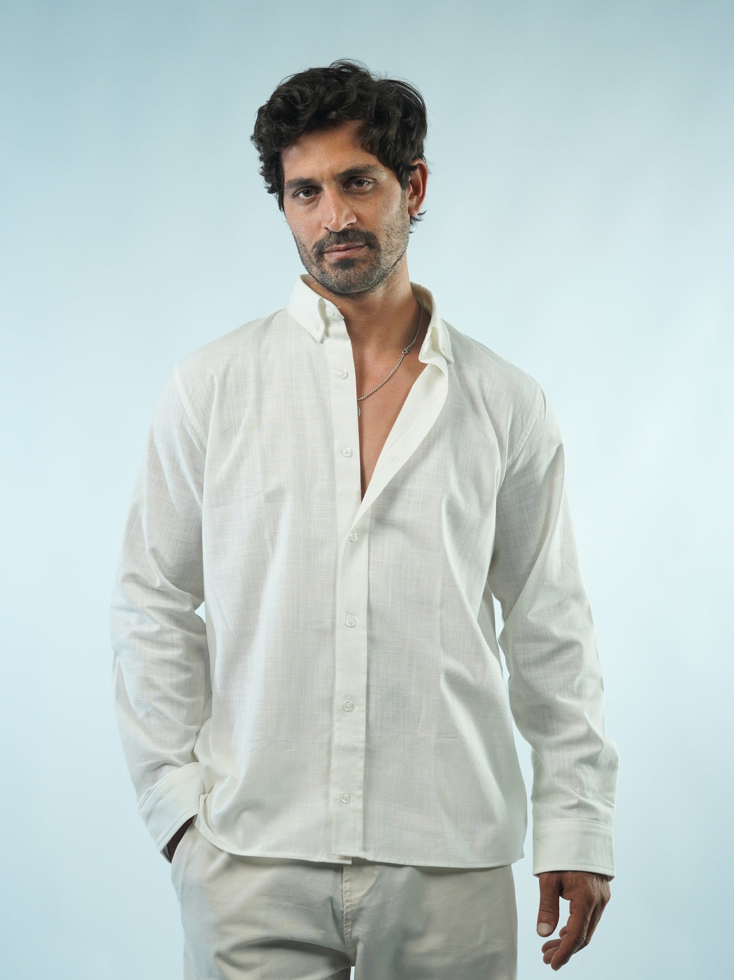 Summer Linen Shirt - White