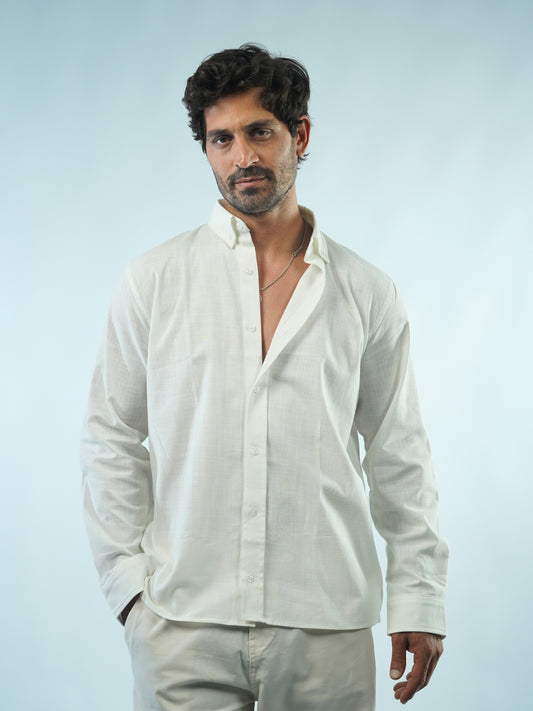 Summer Linen Shirt - White