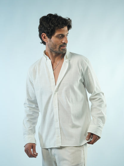 Summer Linen Shirt - White
