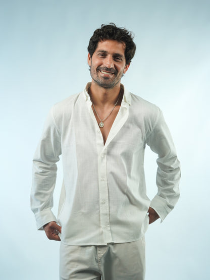 Summer Linen Shirt - White