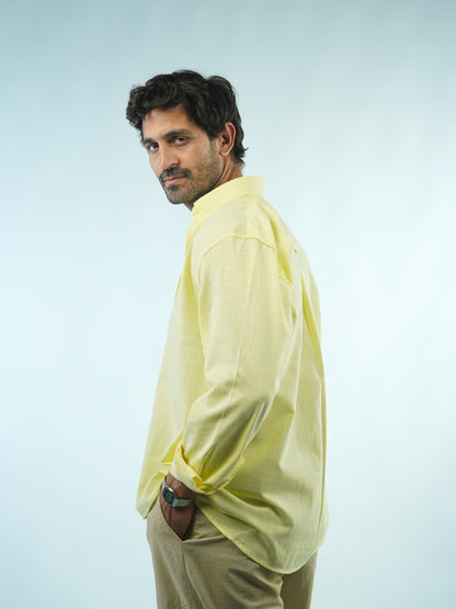 Summer Linen Shirt - Yellow