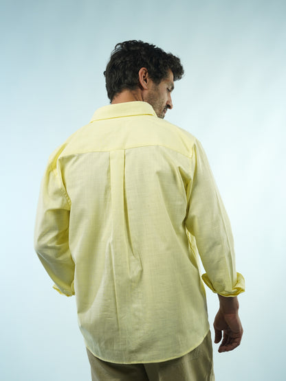 Summer Linen Shirt - Yellow