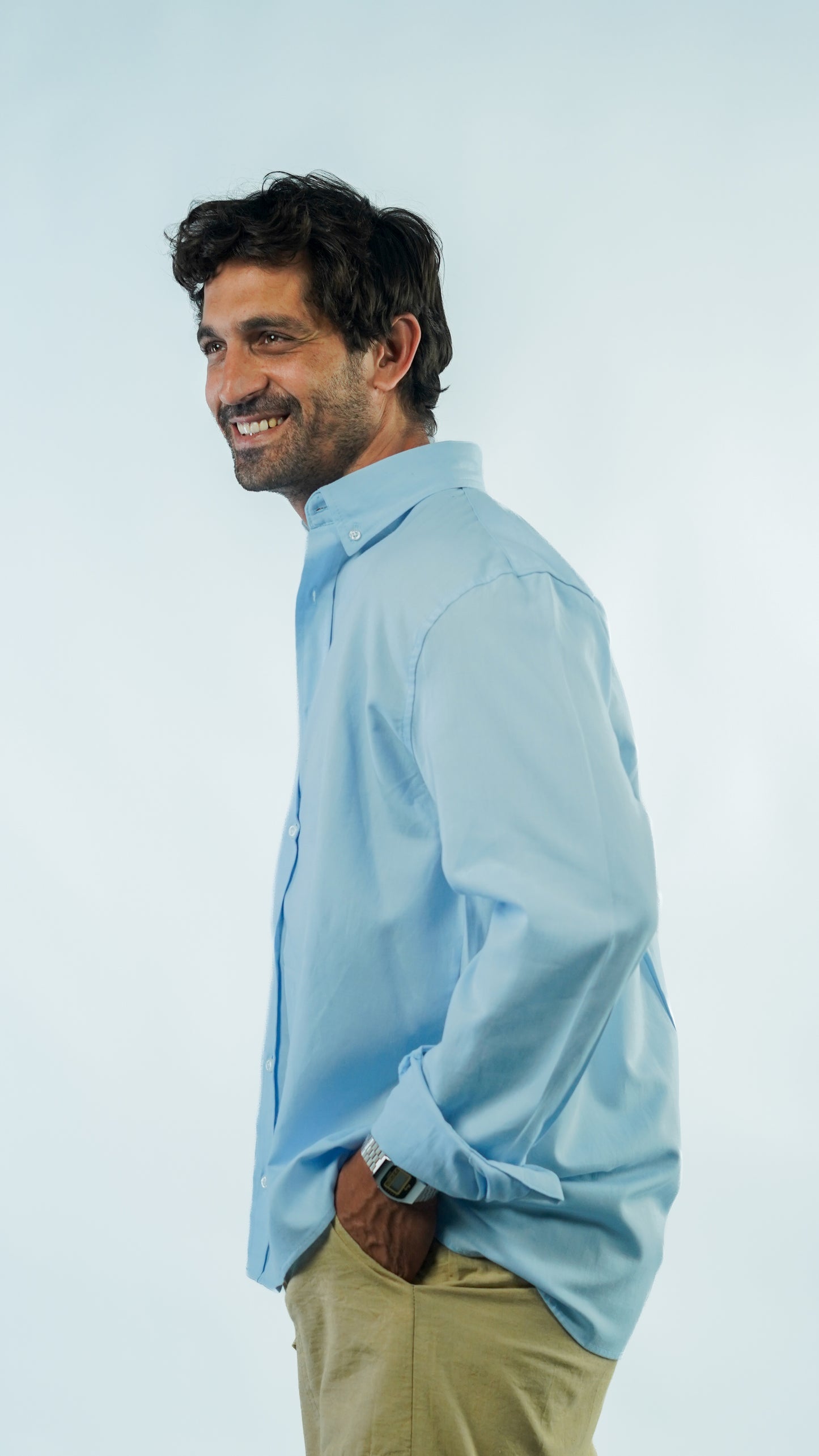 Summer Linen Shirt - Blue