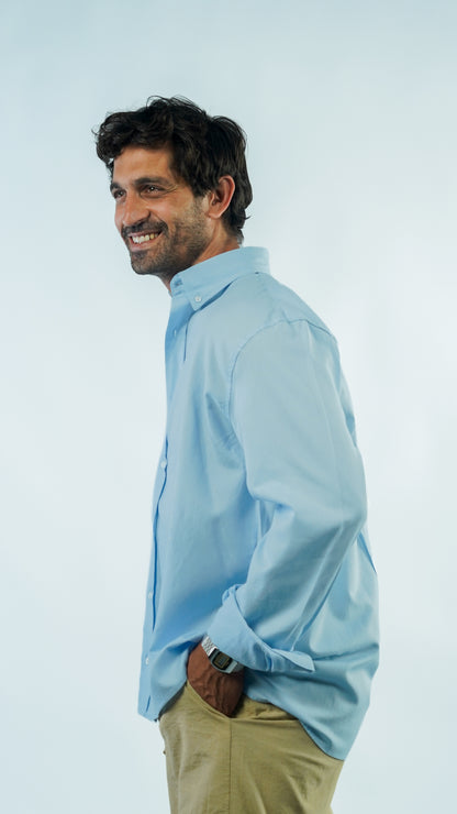 Summer Linen Shirt - Blue