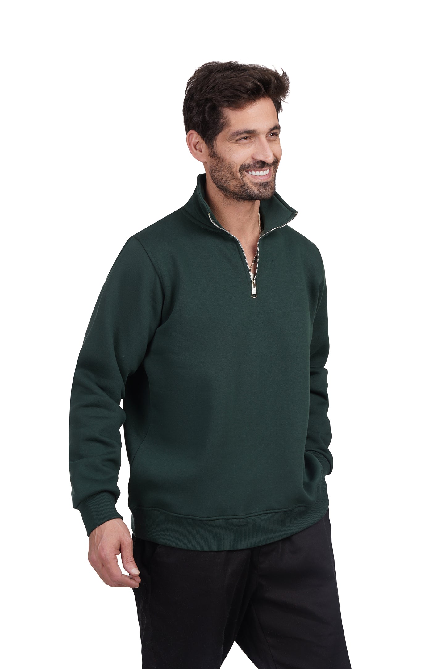 Comfort Quarter Zipper - Olive